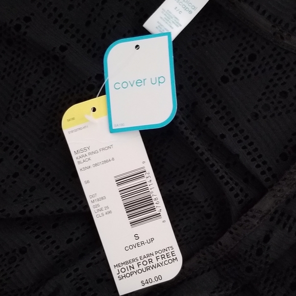 2/$25. Tropical Escape Swimsuit Cover Up. - Picture 3 of 4